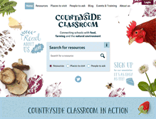 Tablet Screenshot of countrysideclassroom.org.uk